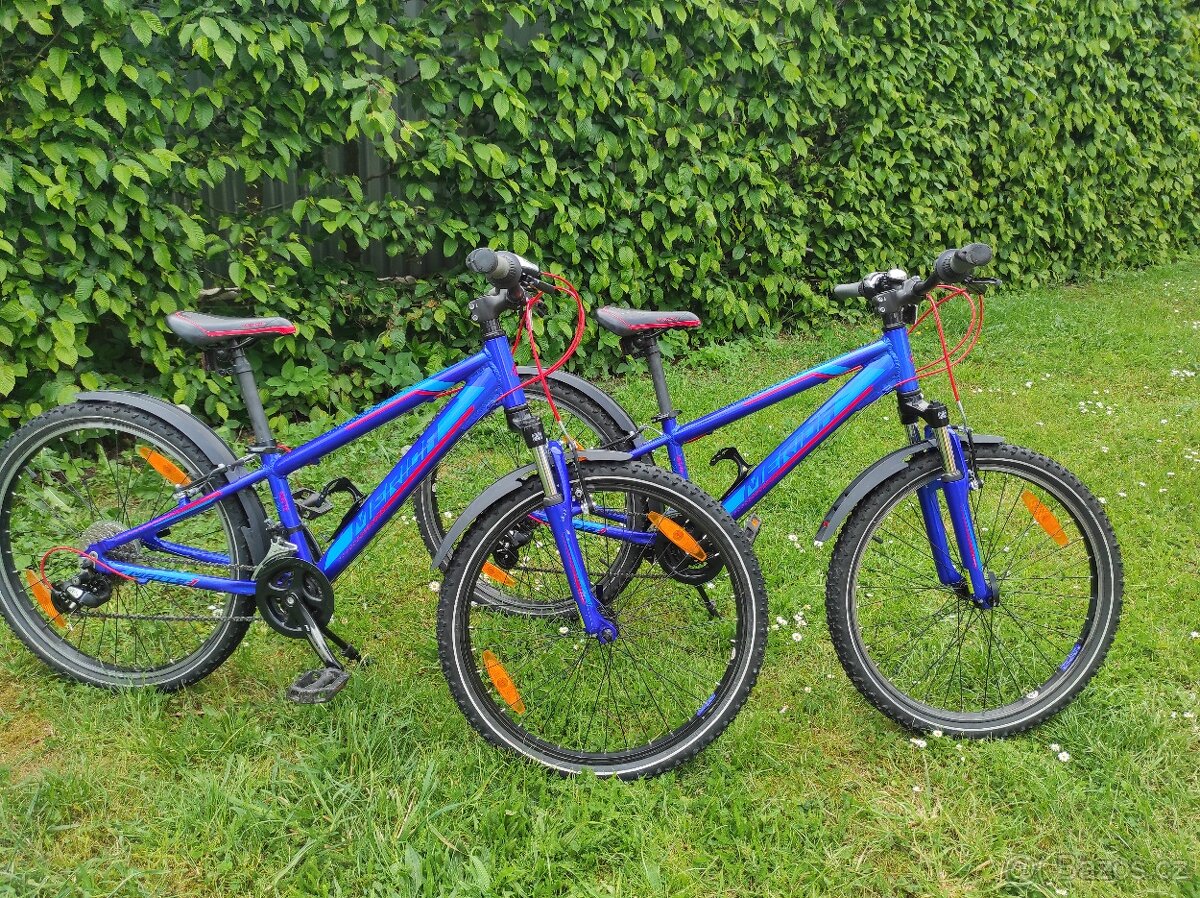 2x dětské kolo zn. Merida, modré