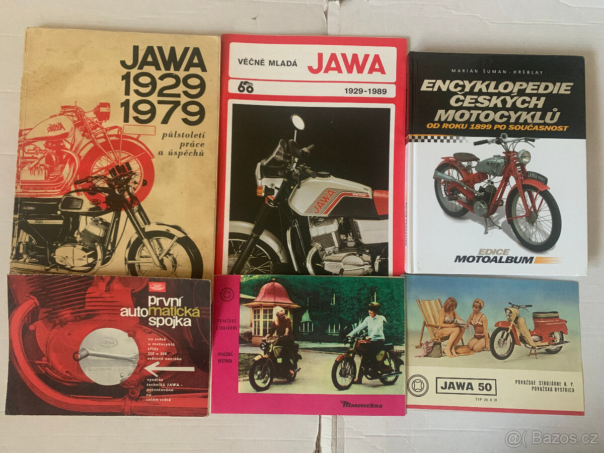 Jawa - publikace 1929-1979 1989, prospekty Pionýr, Panelka