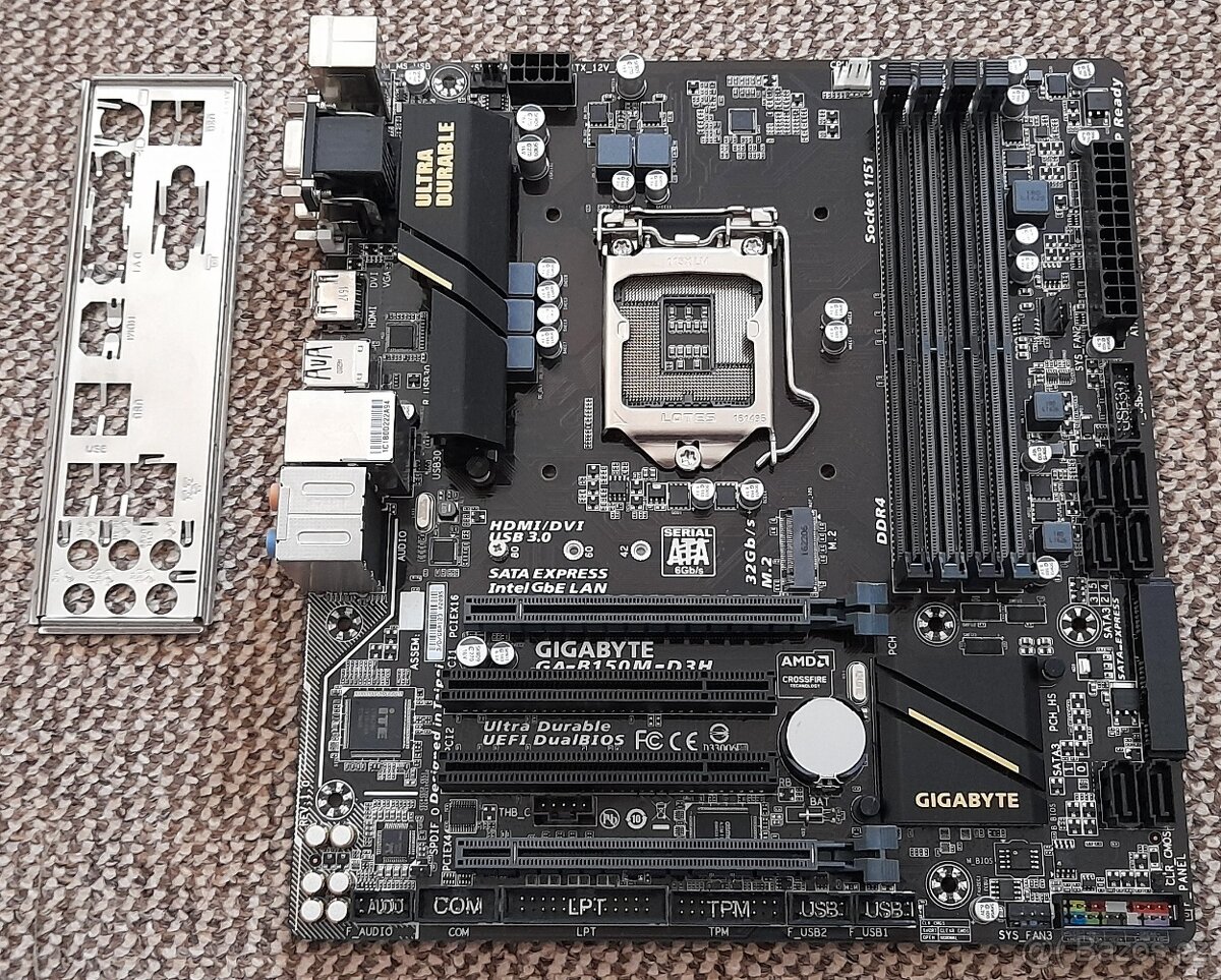 Gigabyte GA-B150M-D3H M.2 Socket 1151