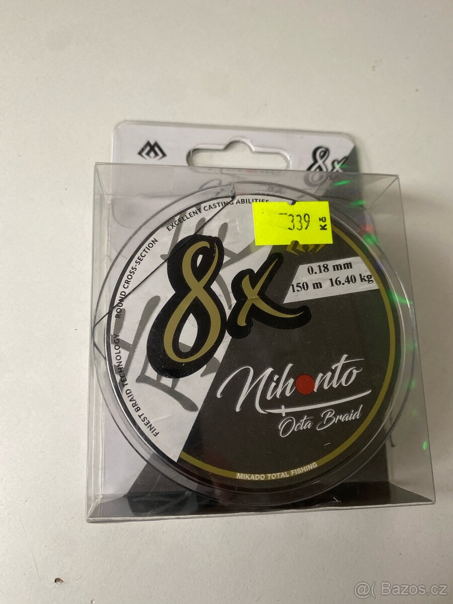 Pletená šňůra 0,18mm 16,40kg