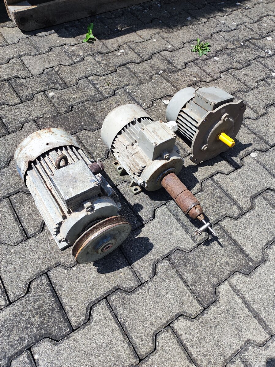 Elektro motory 2,2kW - 1,5kW - 0,75kW