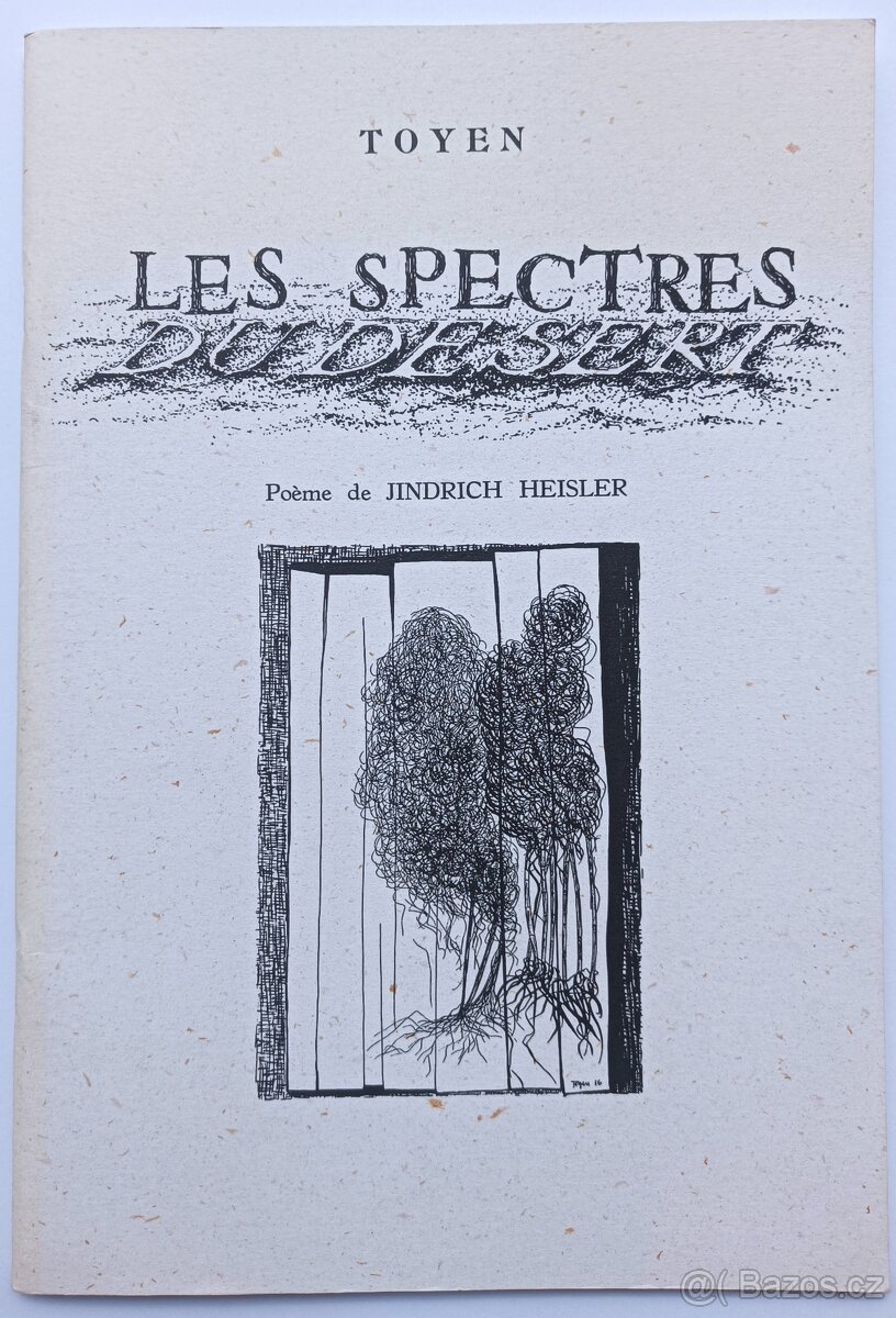 TOYEN - LES SPECTRES DU DÉSERT -PŘÍZRAKY POUŠTĚ - faksimile