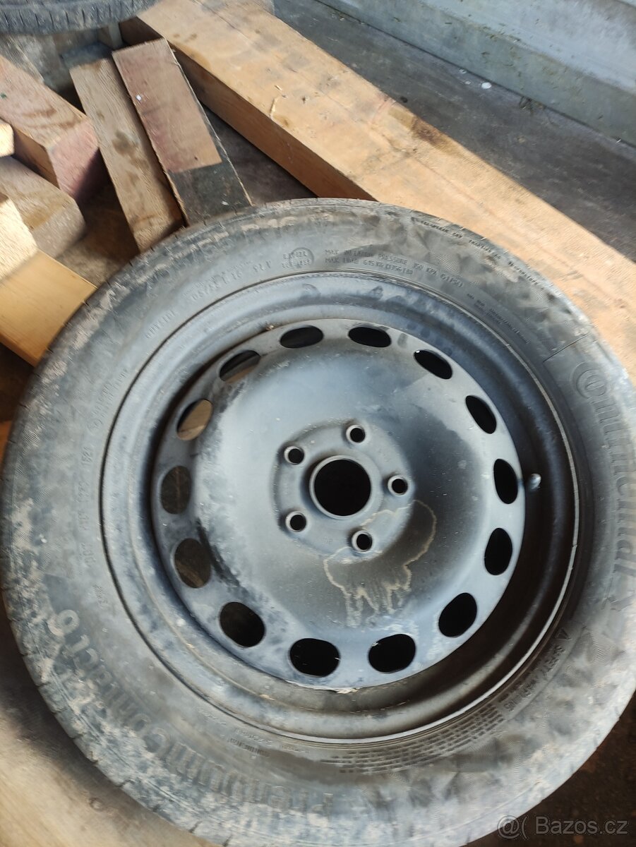Plechové disky 16 5x112  škoda
