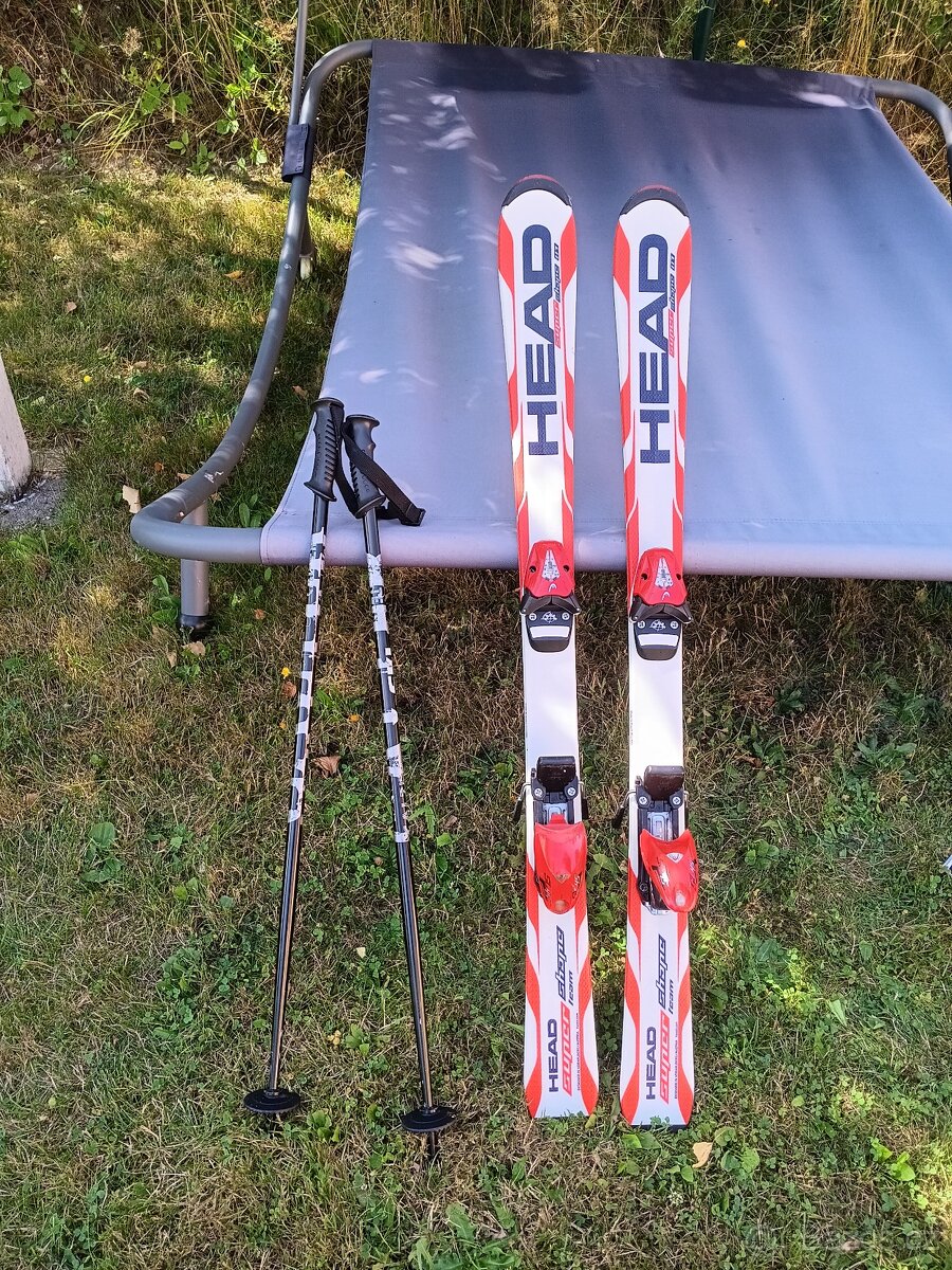 Dětské lyže Head plus hůlky zdarma