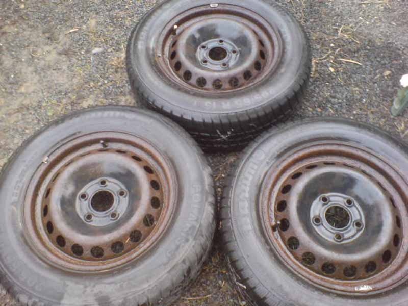 Disky Renault, zimní Barum Polaris 3, 205/65/15, 3x