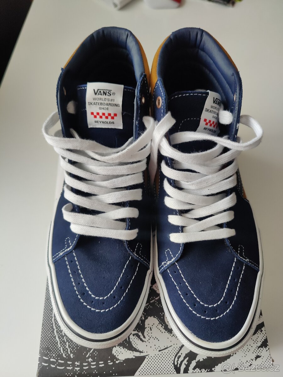 Nové Vans skate SK8 HI EU42,5 navy/g.bown