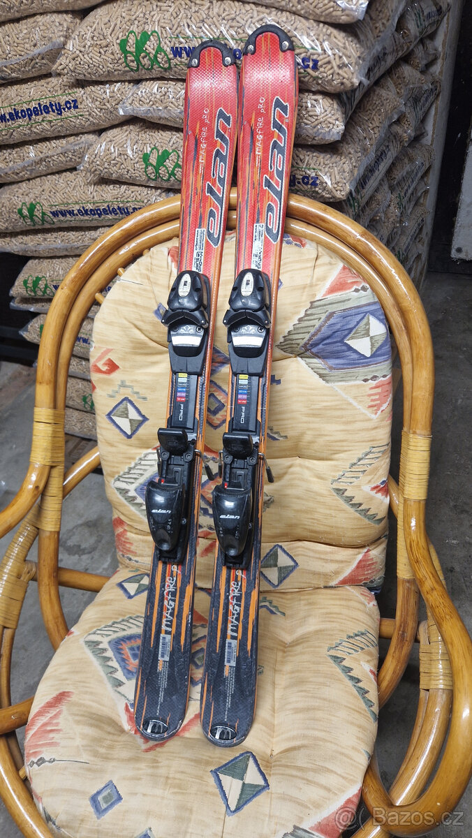 Prodám dětské lyže 113cm, Lyžáky 23 - 276