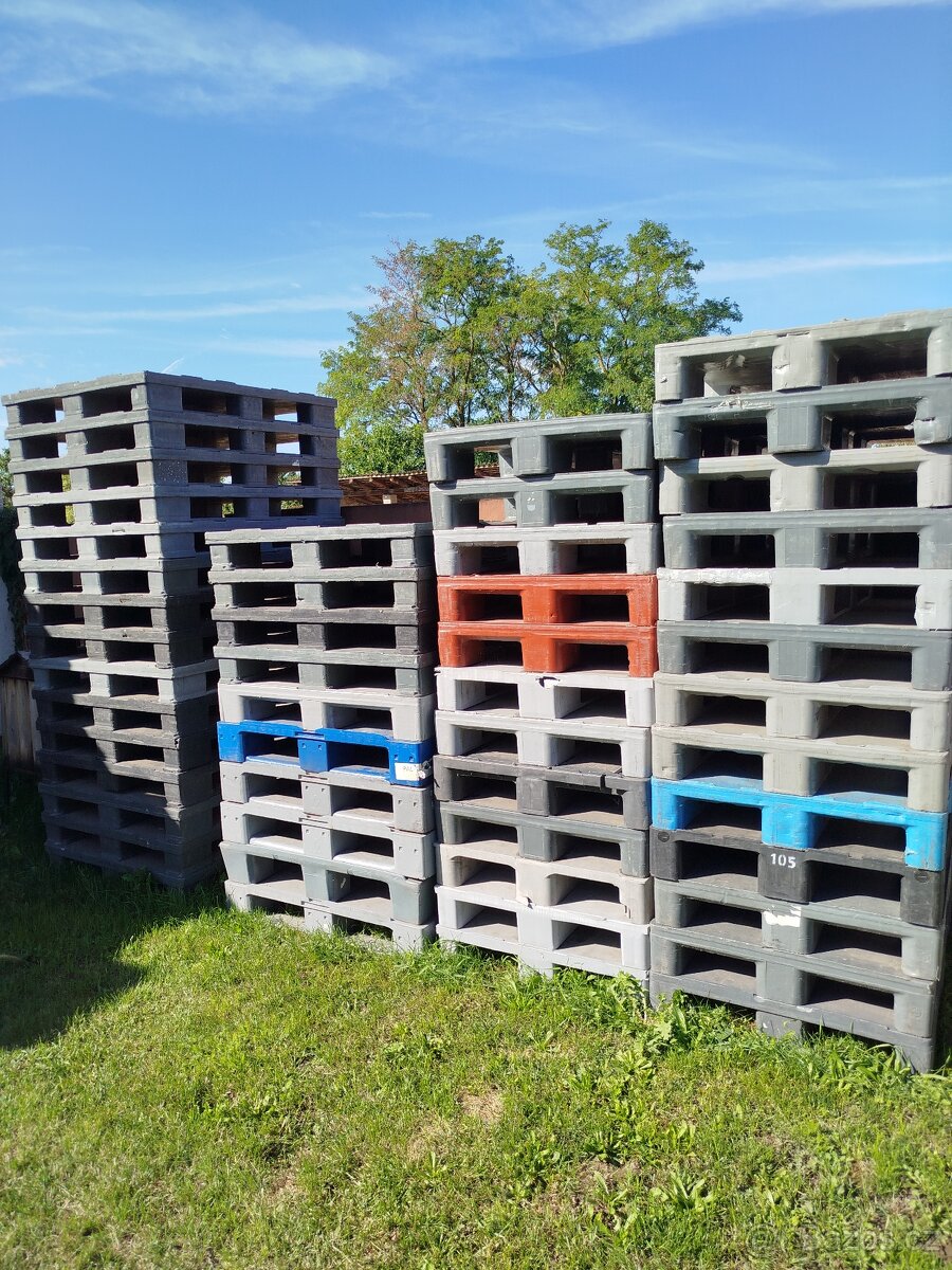 Plastové palety 120x80 a 120x100 AKCE