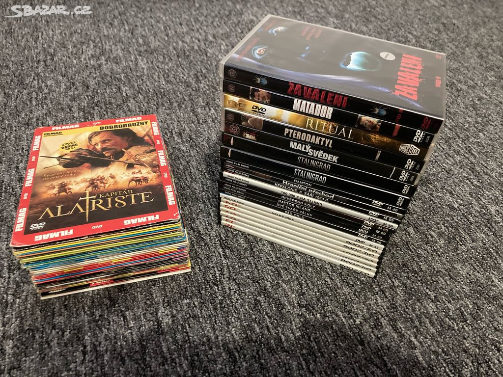 Filmy na DVD.