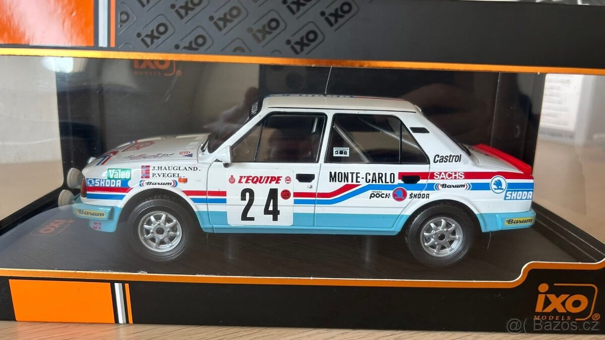 ŠKODA 130L 1987 Rally Monte Carlo 1:18 IXO