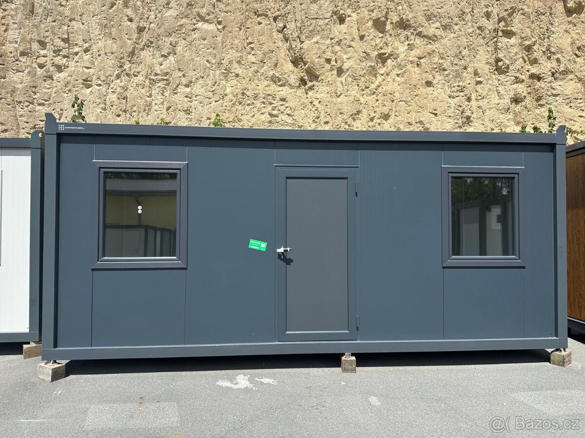Obytný, kancelářský kontejner 6x2,4m NOVÝ, SVAŘ.