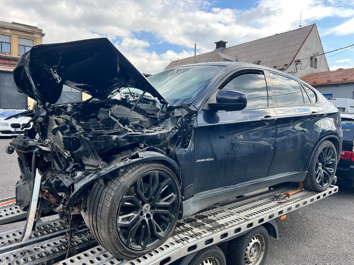Bmw e71 x6 40d 225kw Carbon Schwartz na díly