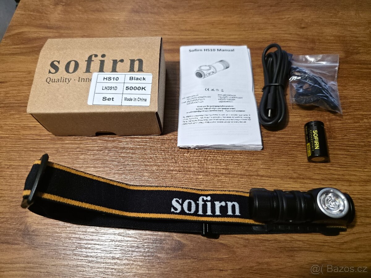 Nová nabíjecí malá čelovka Sofirn HS10-1100 Lm