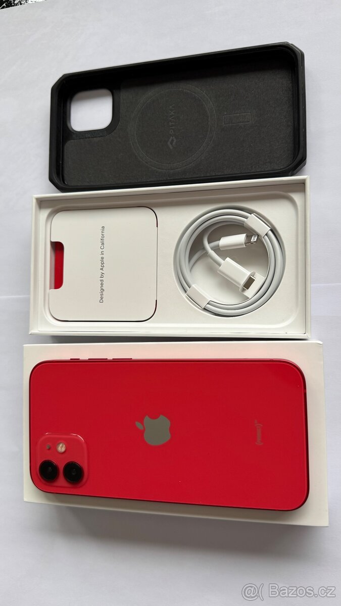 Apple IPHONE 12, Red, 64 Gb, Super stav