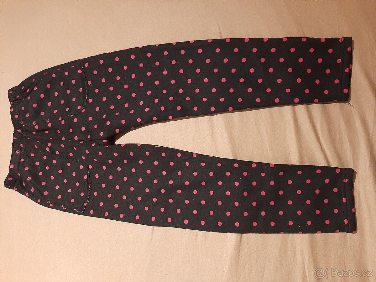 Dívčí zateplené legíny vel.110-116