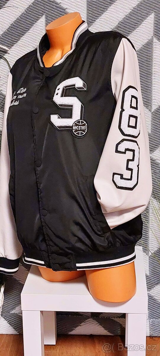 FRAJERSKÁ PŘECHODOVÁ BOMBER BUNDA - NEW LOOK - vel. 170