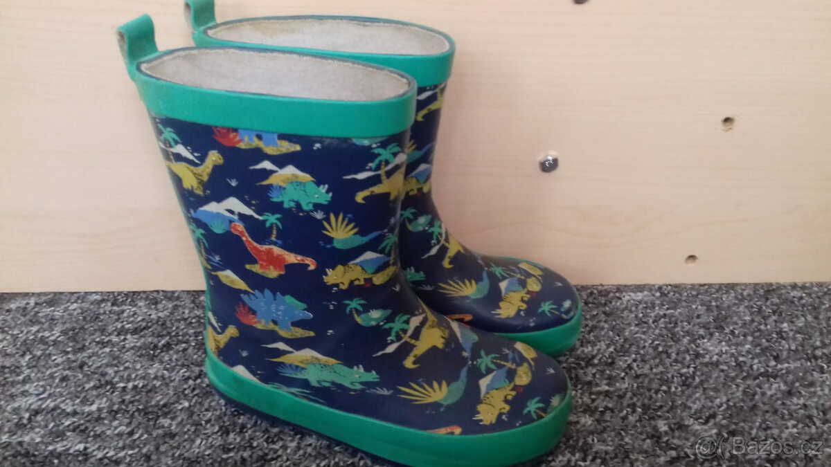 Gumáky s dinosaury - velikost 27