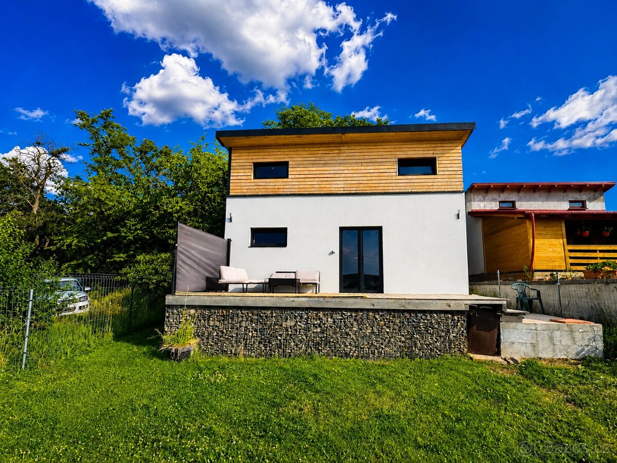 Prodej moderní chaty 3+kk, 55 m², pozemek 355 m² – Rakovník, Rakovník