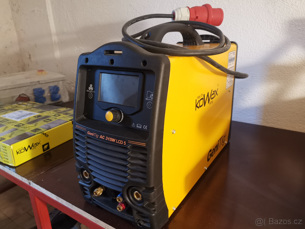 Kowax 351 LCD 5" svářečka TIG - příprava na vodní chlazení