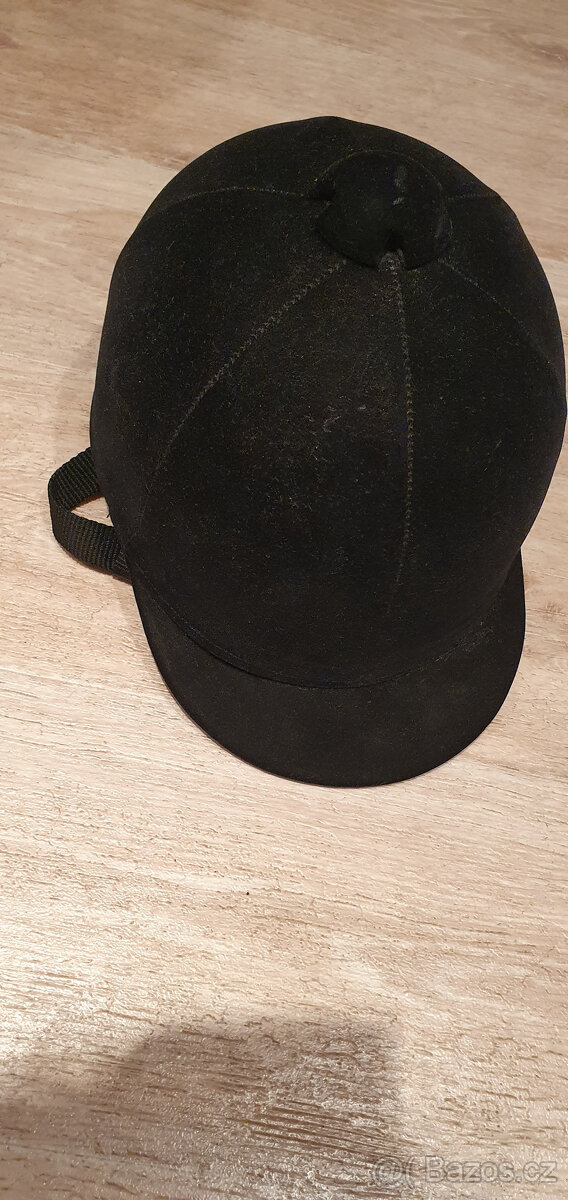 Pfiff jezdecká profi helma  černý samet  vel. 6 3/4"