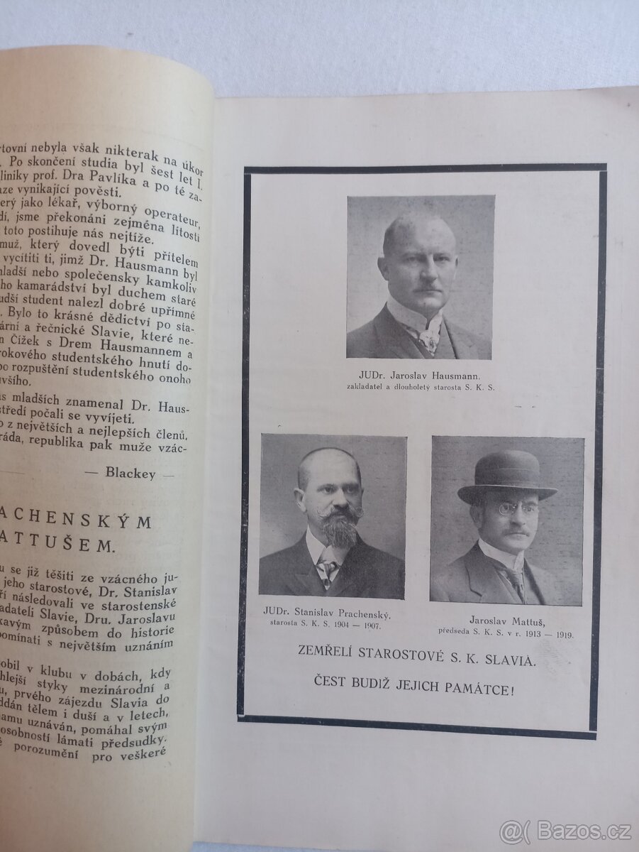 Ročenky Slavia Praha 1923,1930