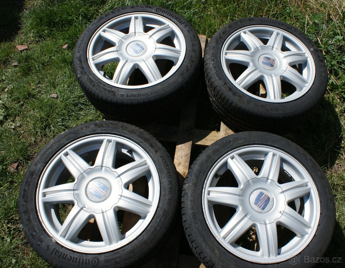 kola Seat take VW Seat Audi s pneu 5x100 R16
