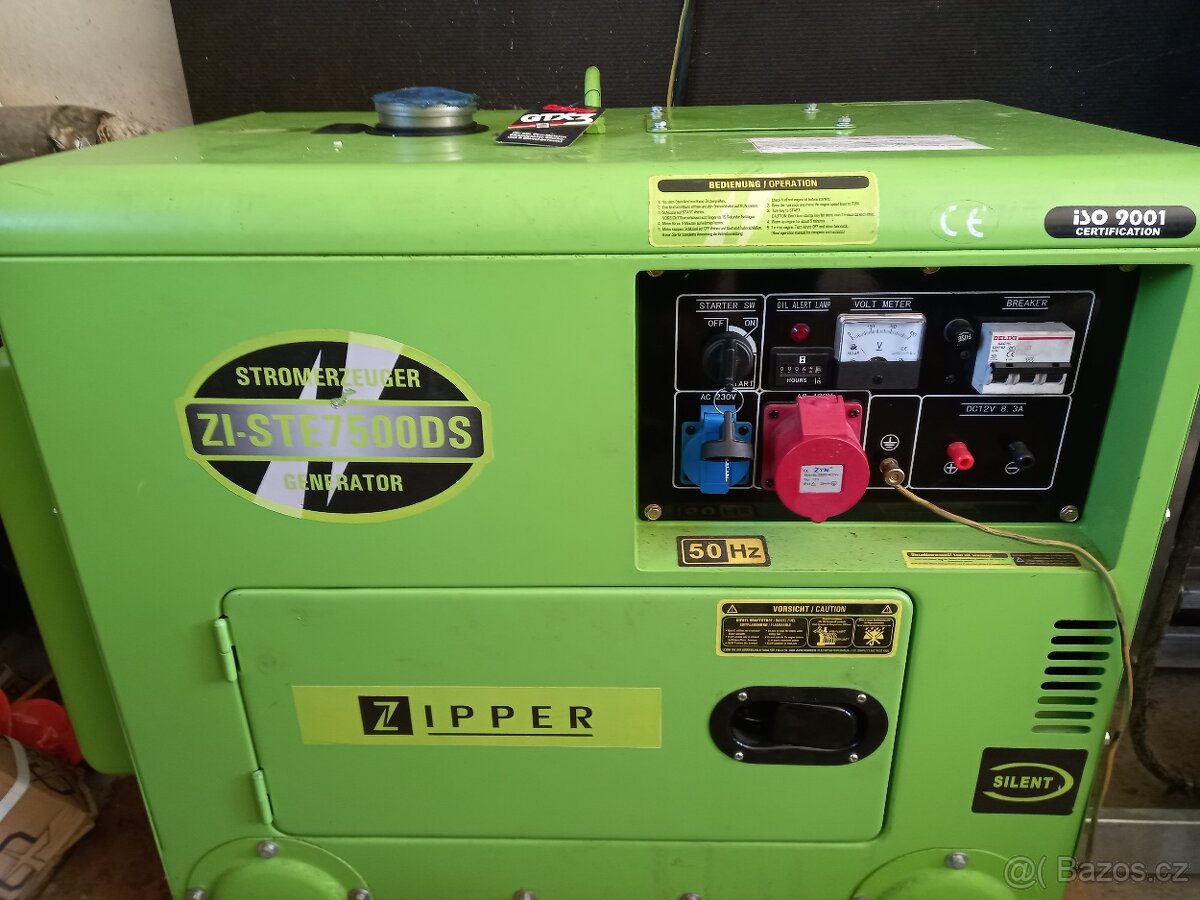 Elektrocentrála ZI-STE7500D.
