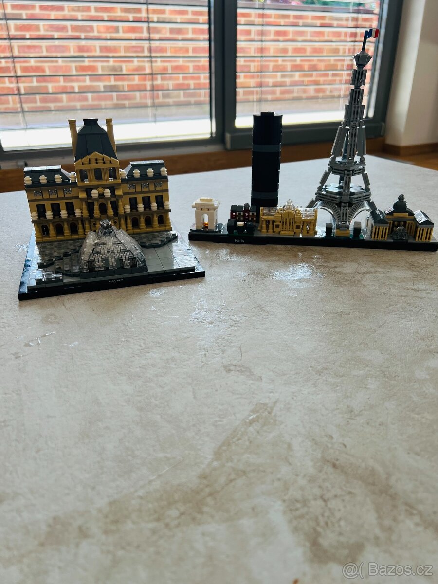Prodám Lego Architecture Louvre a Paris SPOLU