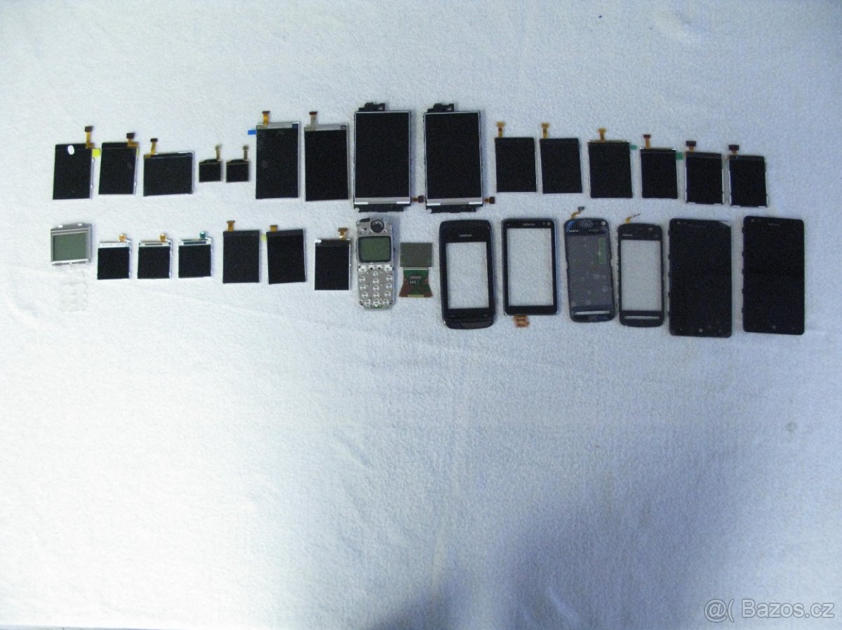 Nokia LCD displeje, dotyky, panely ČTVRTÁ SESTAVA