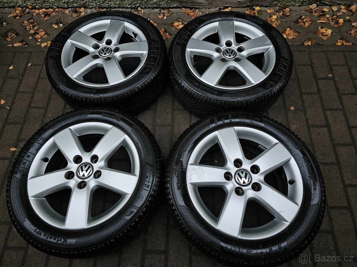 ALU zimní kola disky VW Golf Touran 5x112 R16 ET50 6,5J