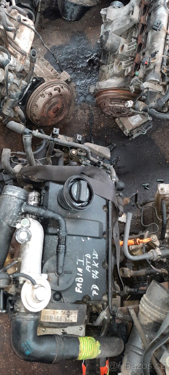 Škoda motor 1.9 PD 74kw