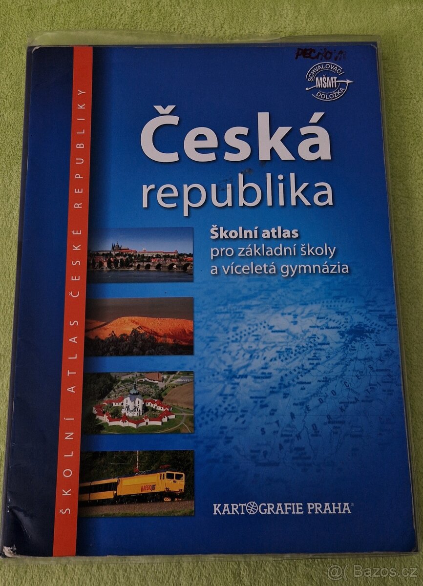 Prodám školní atlas