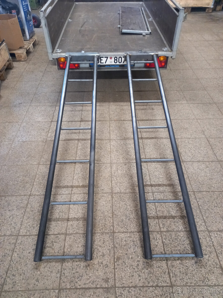 Nájezdy pro zahradní traktor, čtyřkolku
