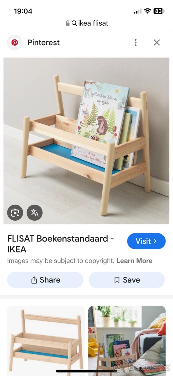 Ikea Flistat dětská knihovnička