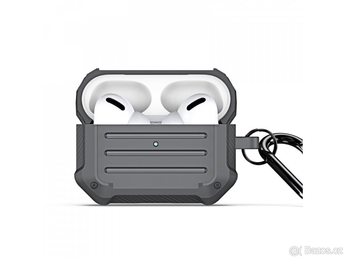 Pouzdro na sluchátka AirPods Pro, silikon, Gray/šedá
