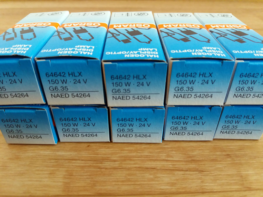 24V/150W Longlife 300H G6,35 HLX64642 Osram