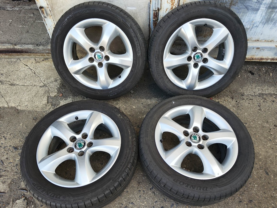 15"letní alu sada Antares 5x100 origo Fabia 2 Polo Roomster