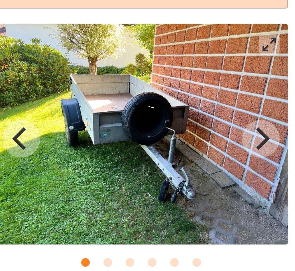 Přívěsný vozík