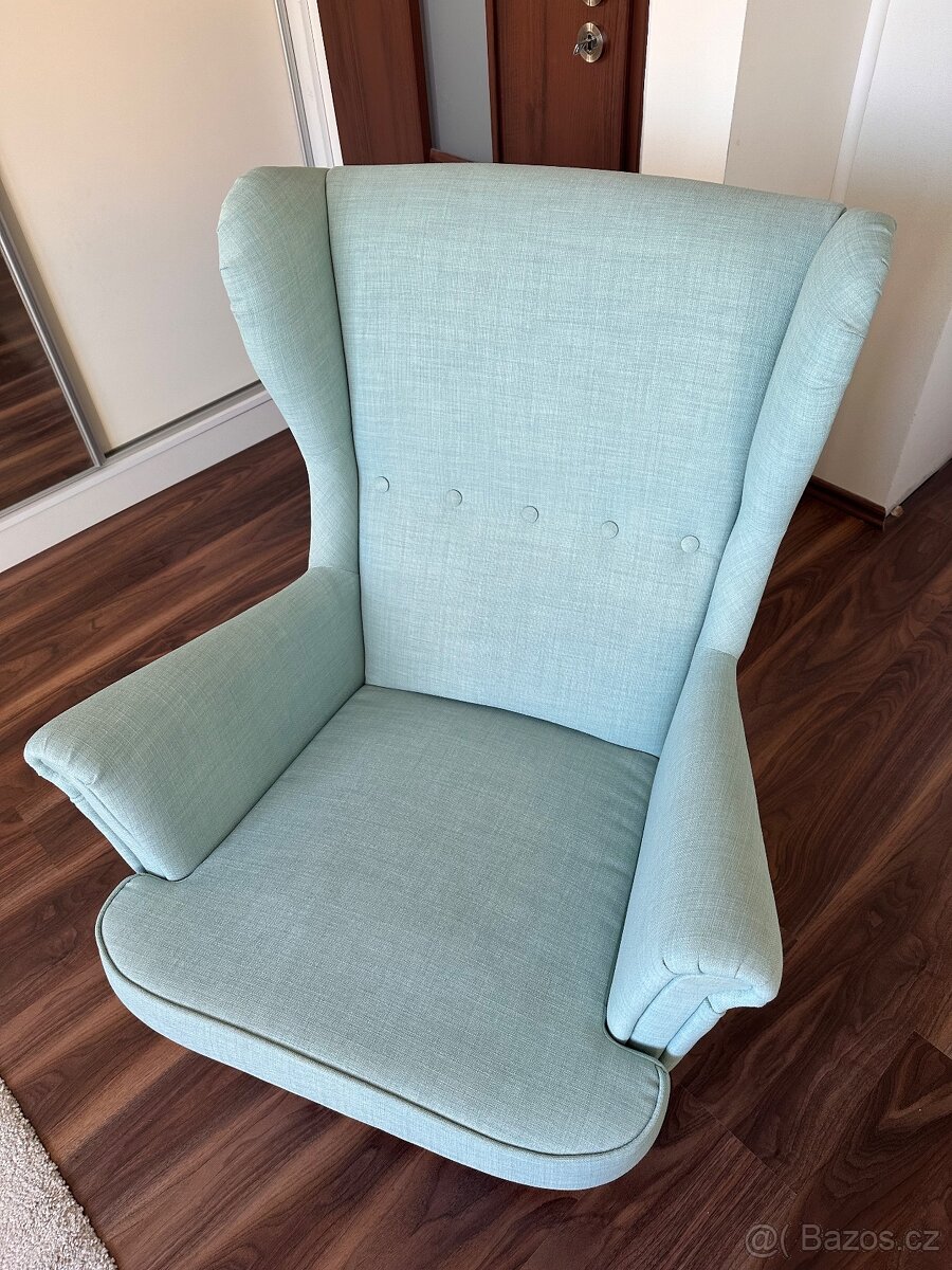 Křeslo ušák IKEA STRANDMON