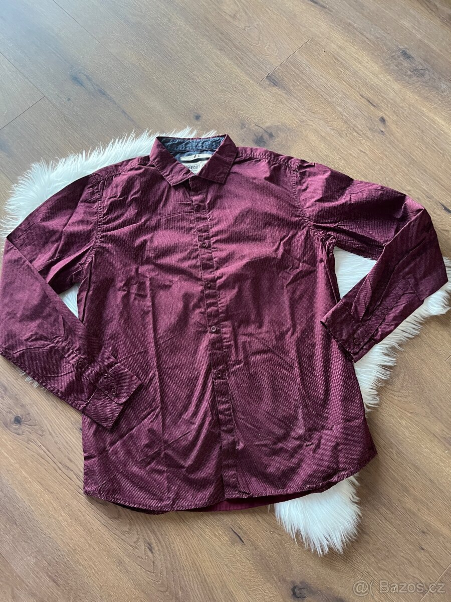 Pánská košile #Košile s dlouhým rukavem