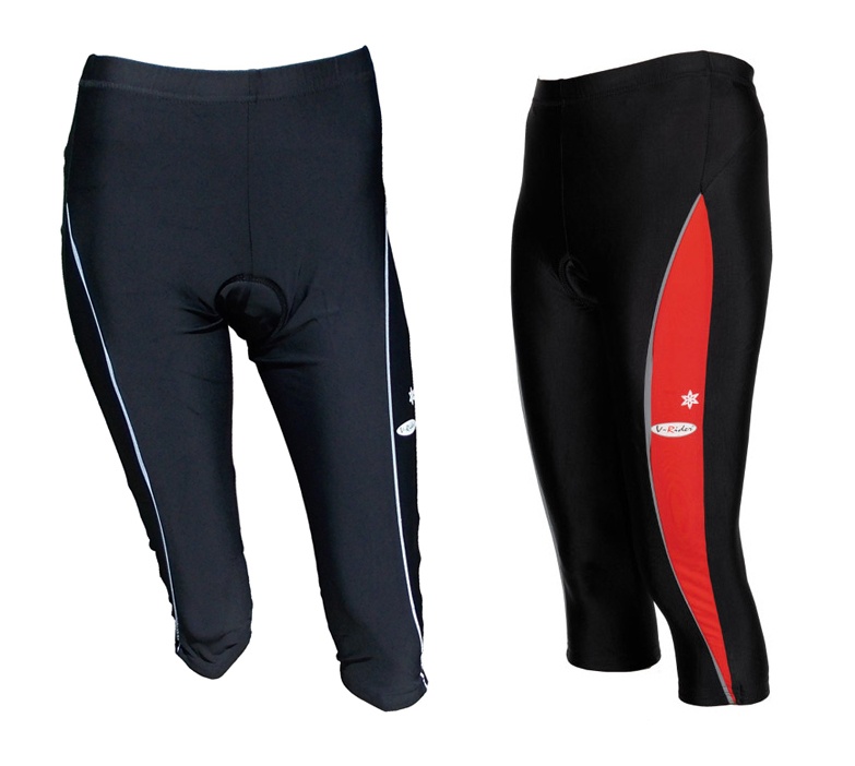 NOVÉ DÁMSKÉ CYKLISTICKÉ 3/4 KALHOTY - vel. XS, S