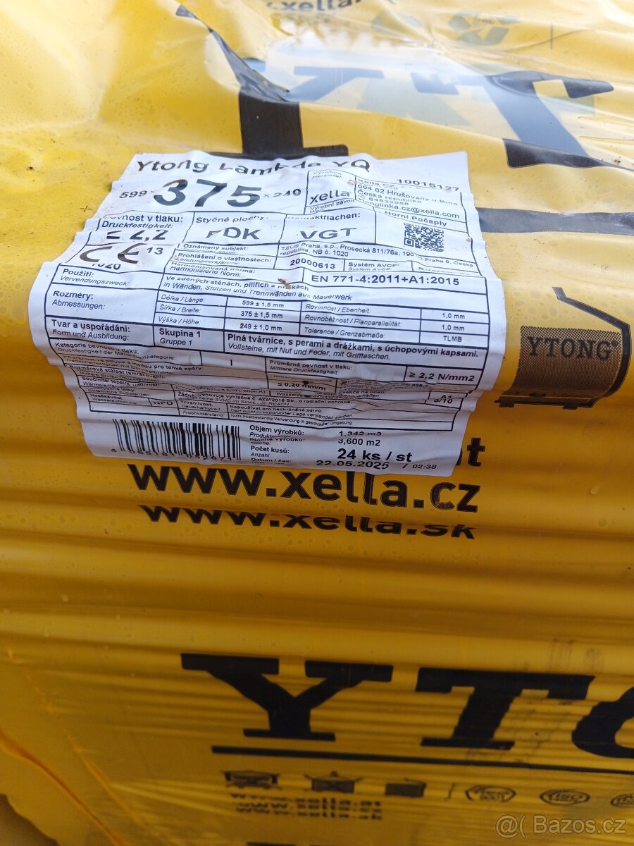 Prodám přebytek Ytongu