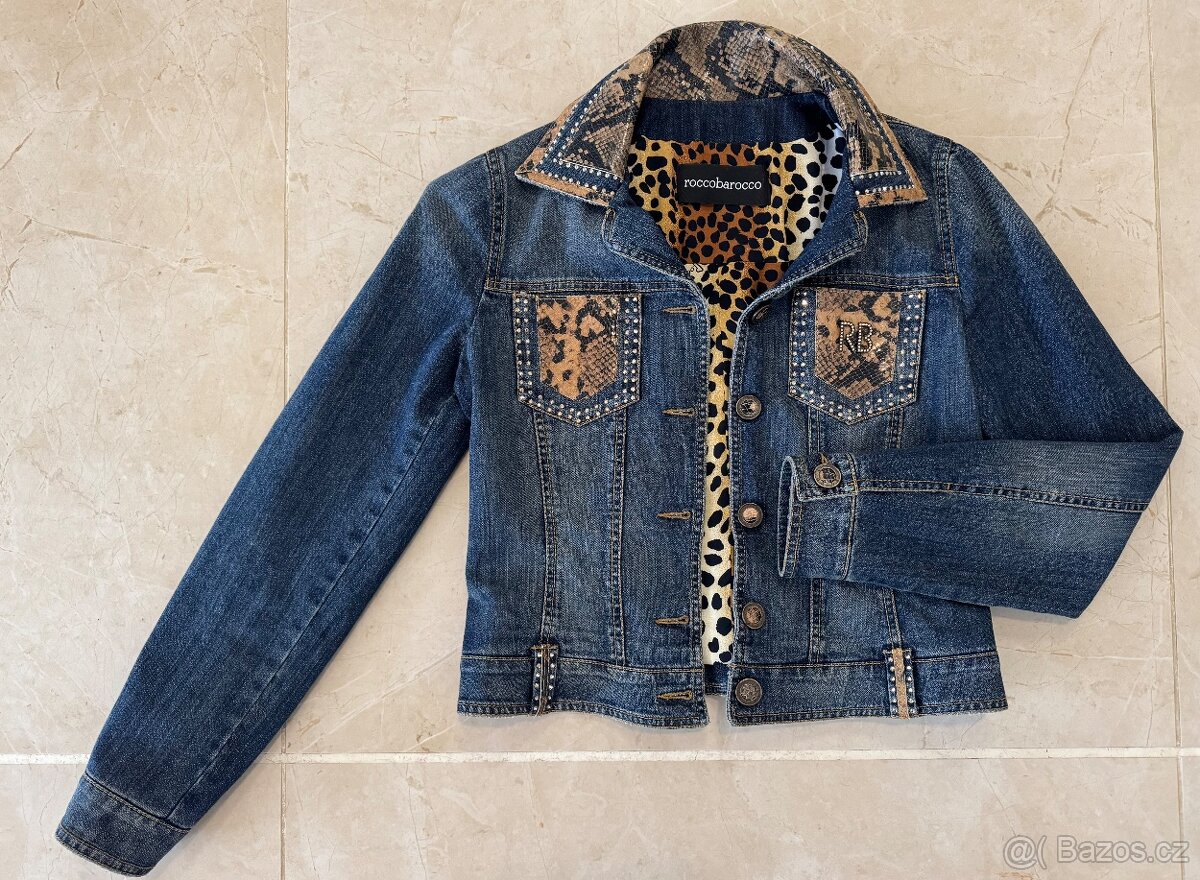 Dámská džínová bunda Roccobarocco