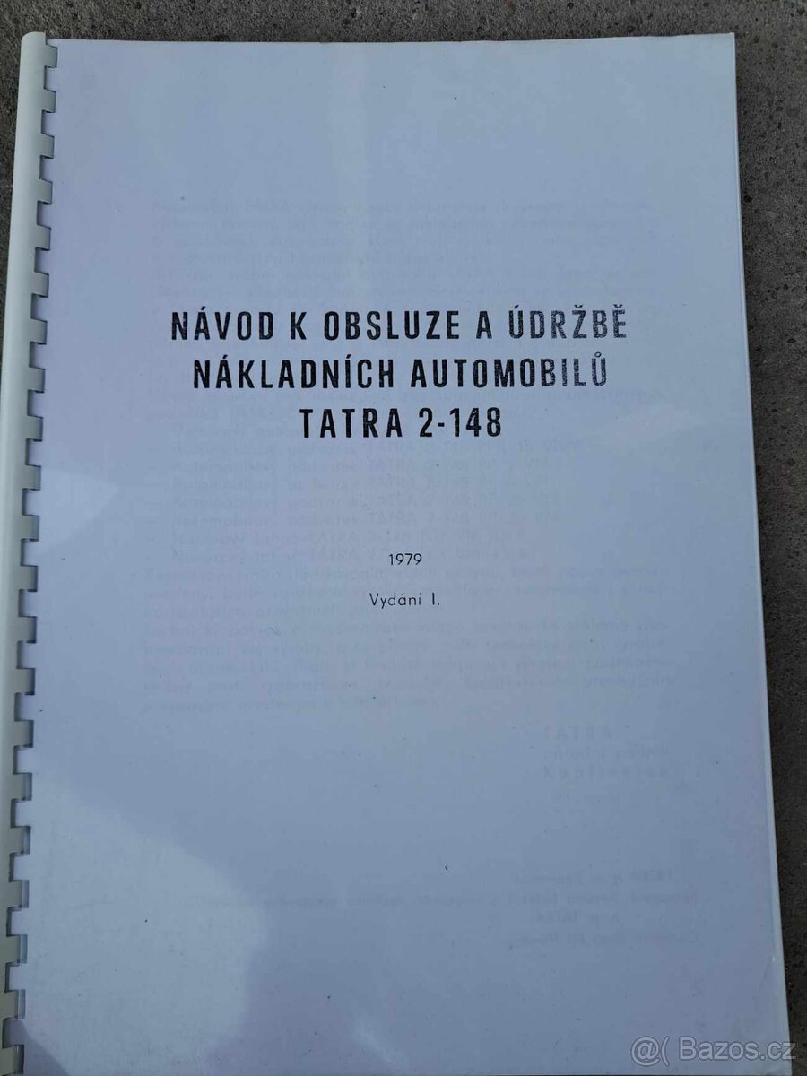 Návod Tatra 148
