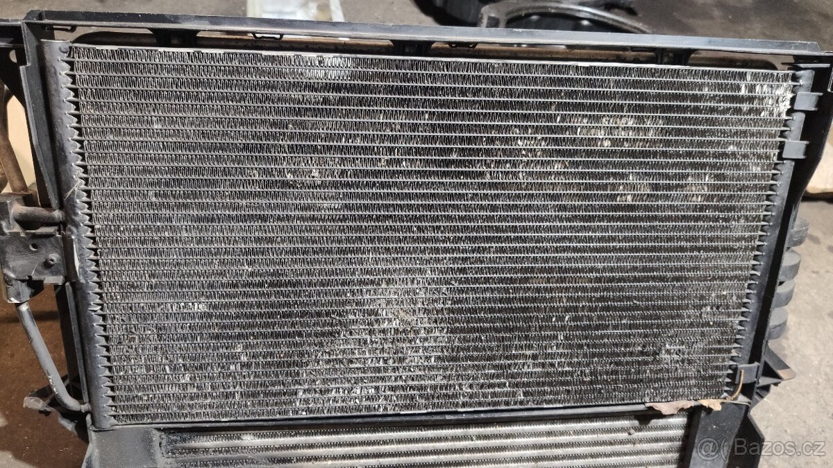 bmw e39 530D chladiče převodovka/klimatizace/intercooler