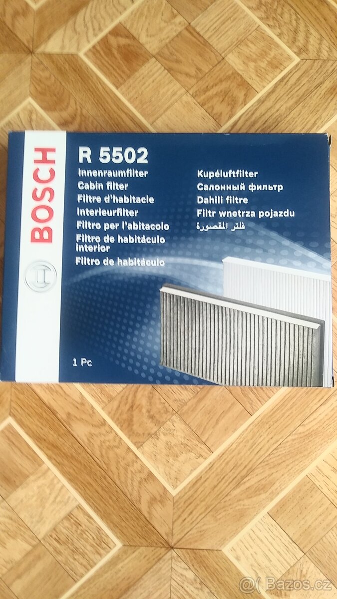 Kabinový uhlíkový filtr Bosch R 5502