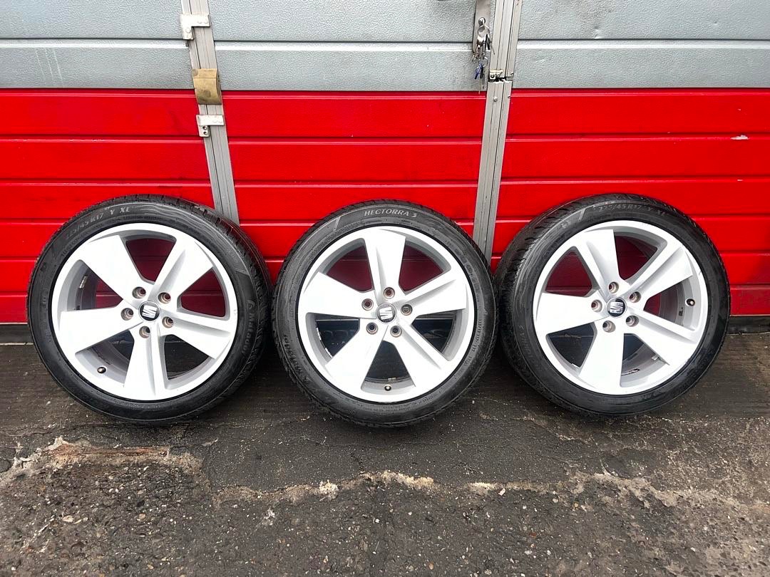 Original 3x ALU kola Seat 17" 7,5J ET51 + pneu 225/45/R17