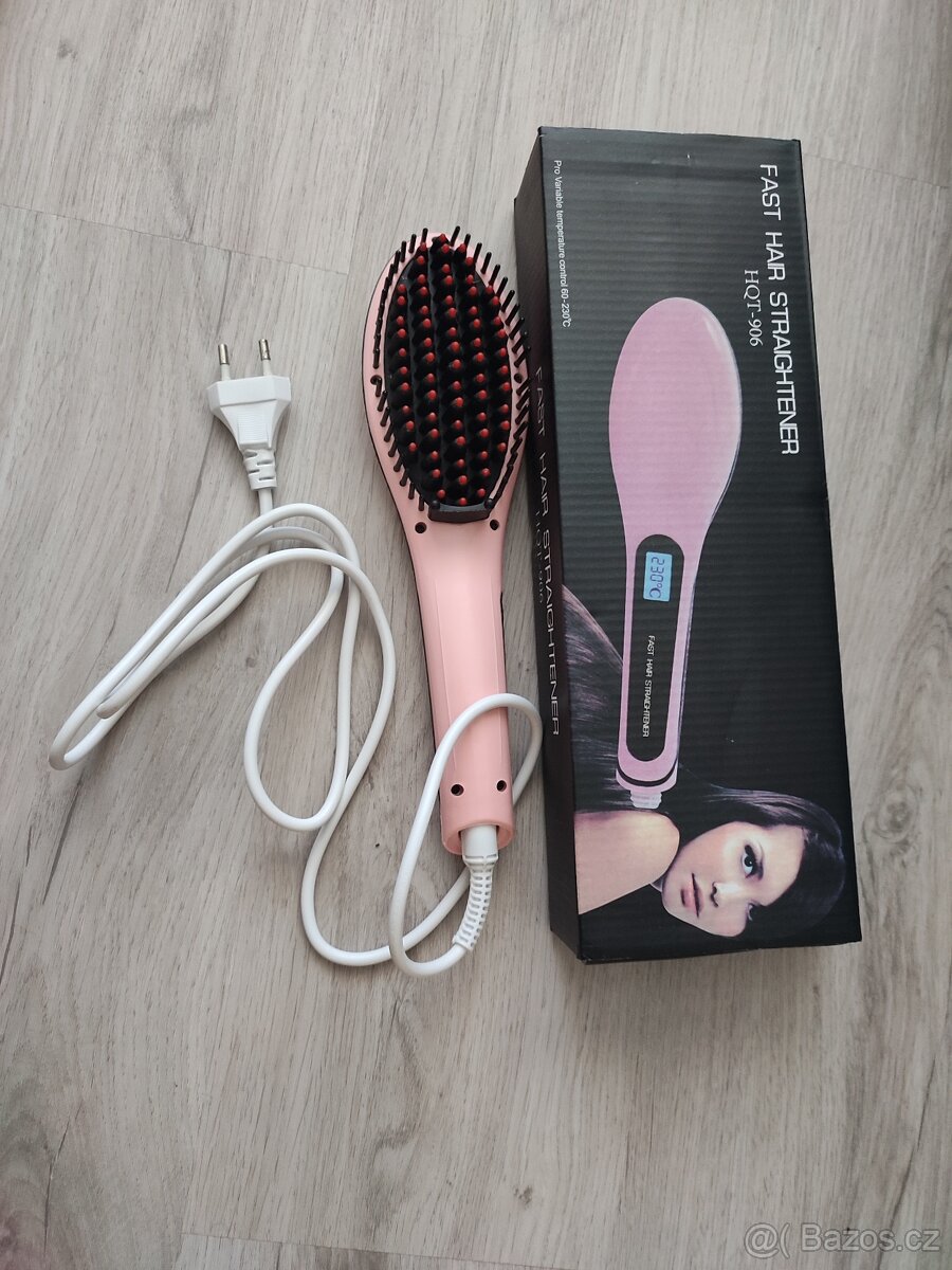Elektrický kartáč na narovnání vlasů Fast hair straightener