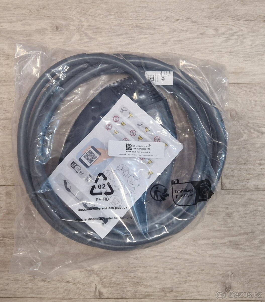 RYCHLONABÍJECÍ KABEL BMW 22 kW