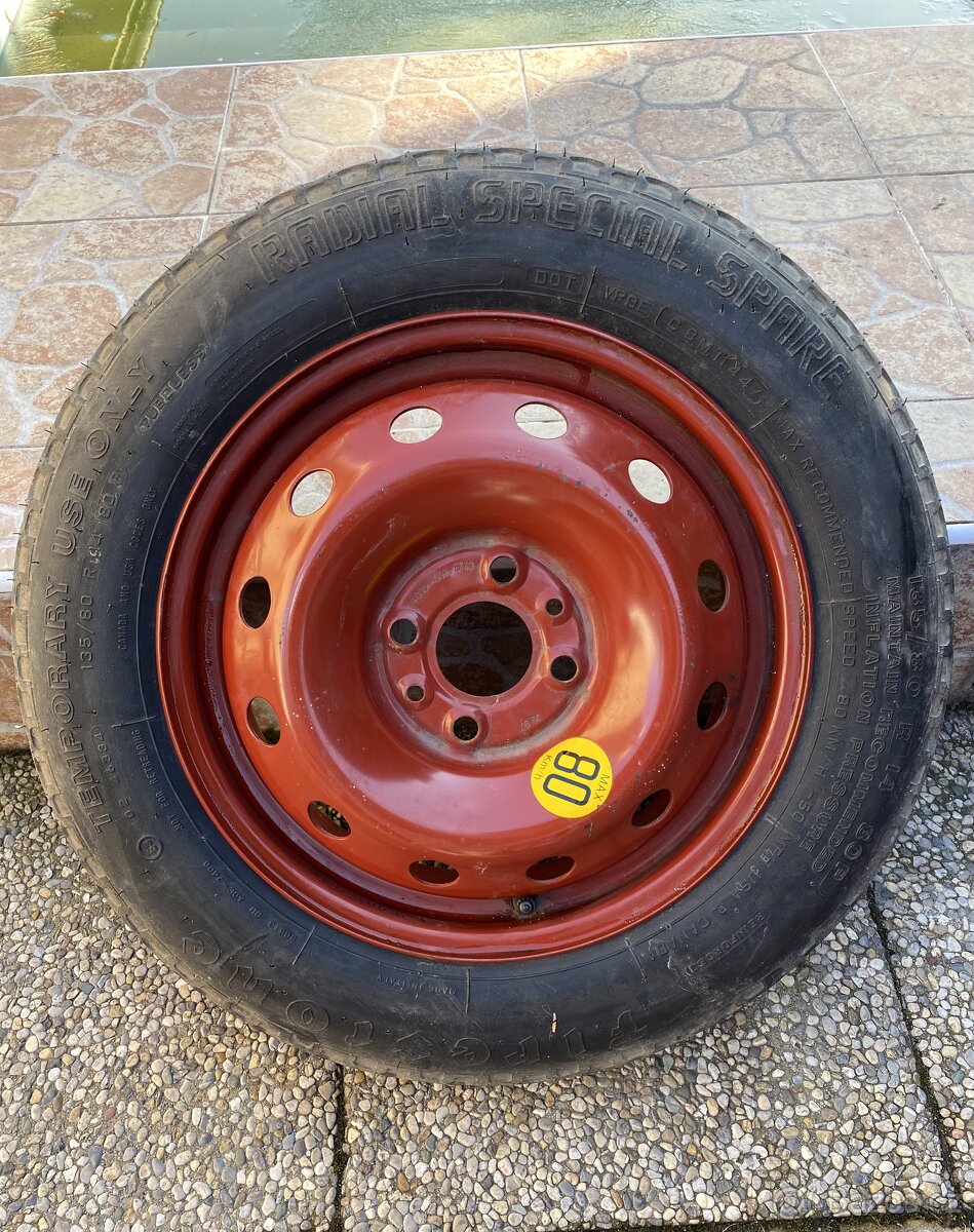 Rezerva,Firestone 135/80 R14 80P, ET43 4X98